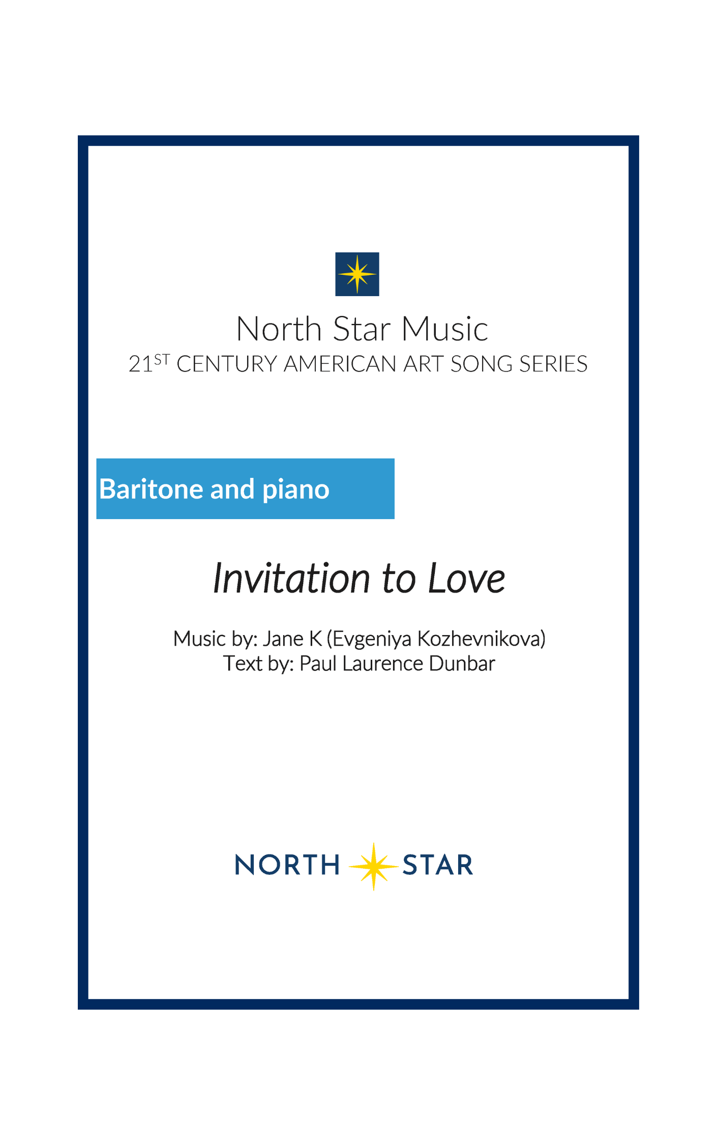 Invitation to Love (Baritone)